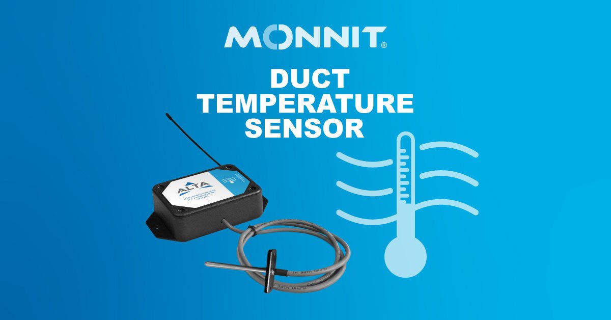 wireless duct temperature sensors