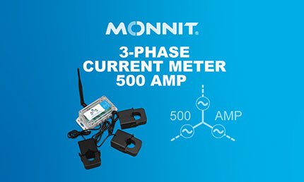 3 phase 500 Amp current meter