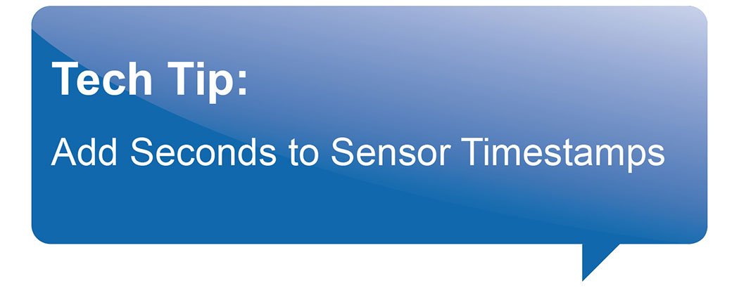 include sensor timestamps