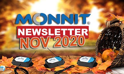 Monnit November 2020 newsletter