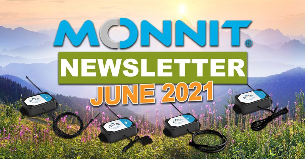 Monnit June 2021 newsletter