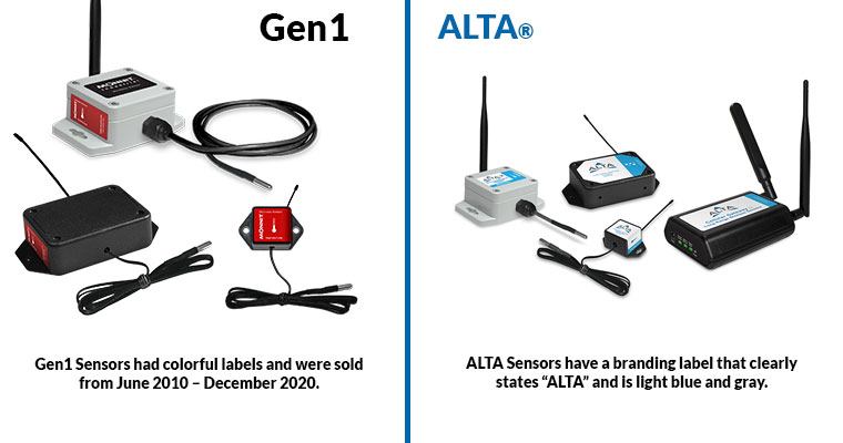 how to identify Gen1 sensors