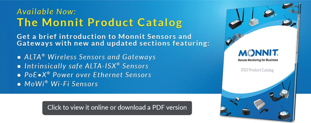 Monnit's product catalog