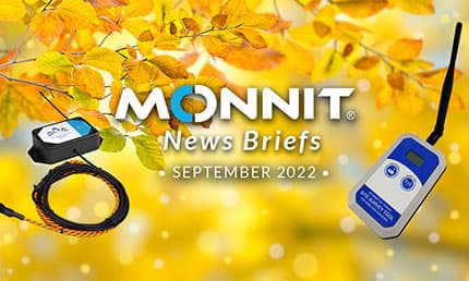 September 2022 Monnit News Briefs masthead