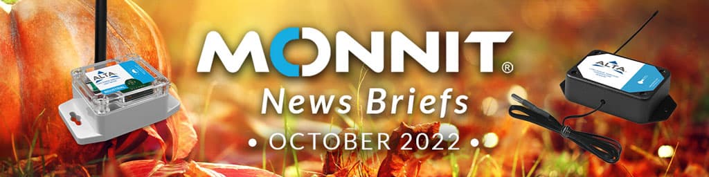 October 2022 Monnit News Briefs masthead