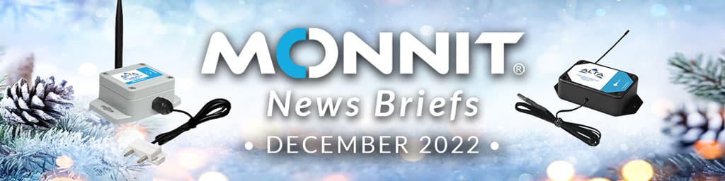 Monnit December News Briefs Masthead
