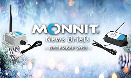 Monnit News Briefs December 2022 Masthead