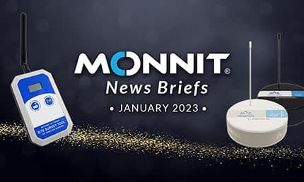 Monnit News Briefs January 2023 masthead