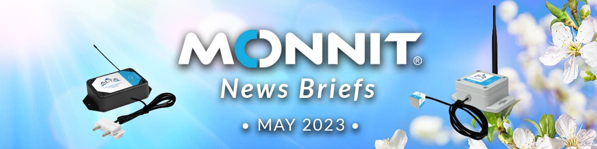 May 2023 Monnit News Briefs masthead