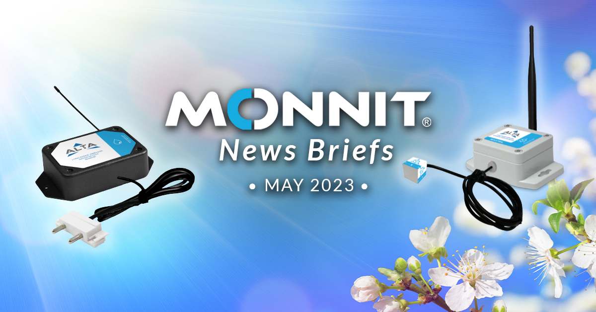 May 2023 Monnit News Briefs masthead