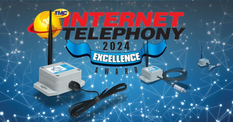 Monnit Wins The 2024 Internet Telephony Excellence Award