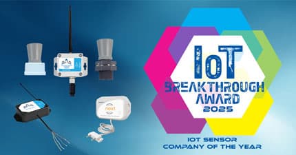 Monnit wins 2025 IoT Sensor Company of the Year Award