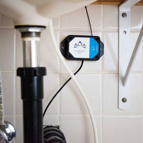 Commercial water detect sensor in bathroom